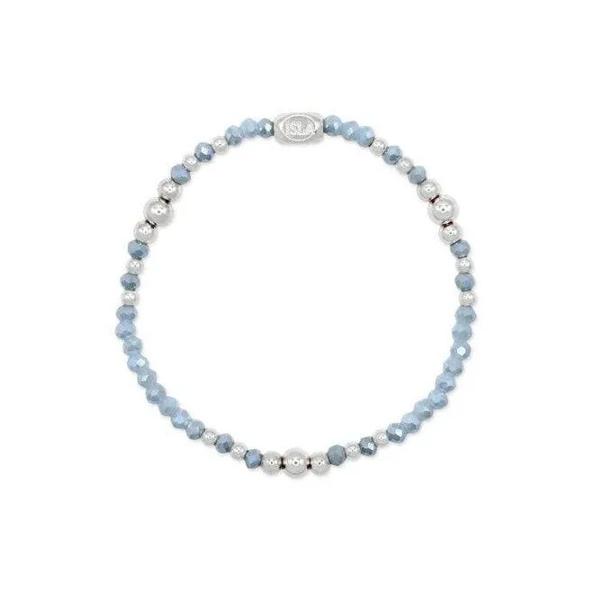 Coastal Crystals Almafi-Blue Sky Silver