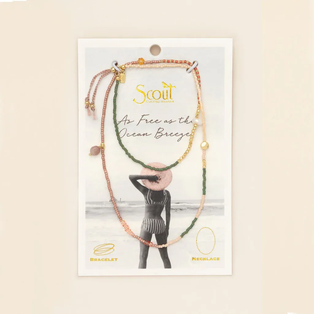 Mixed Media Wrap Bracelet/Necklace - Healing/Tourmaline/Gold