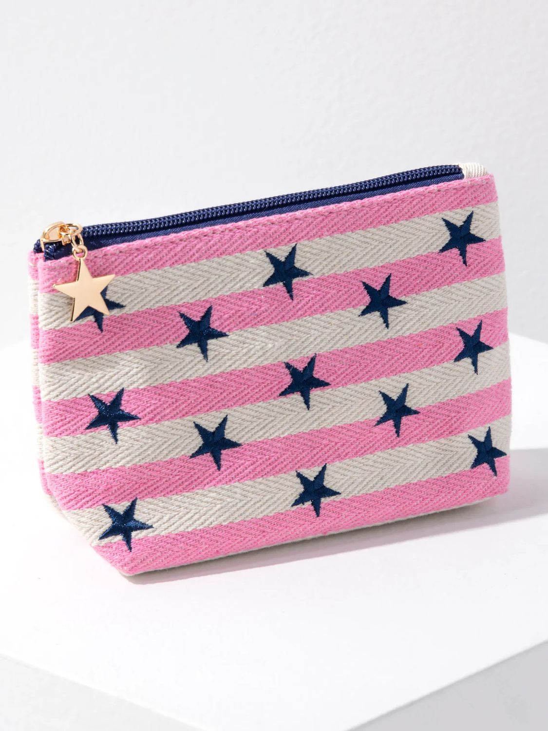 Morgan Stars Small Zipper Pouch