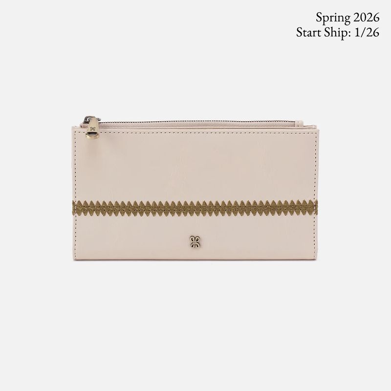 Jill Large Bifold Wallet Pale Flax