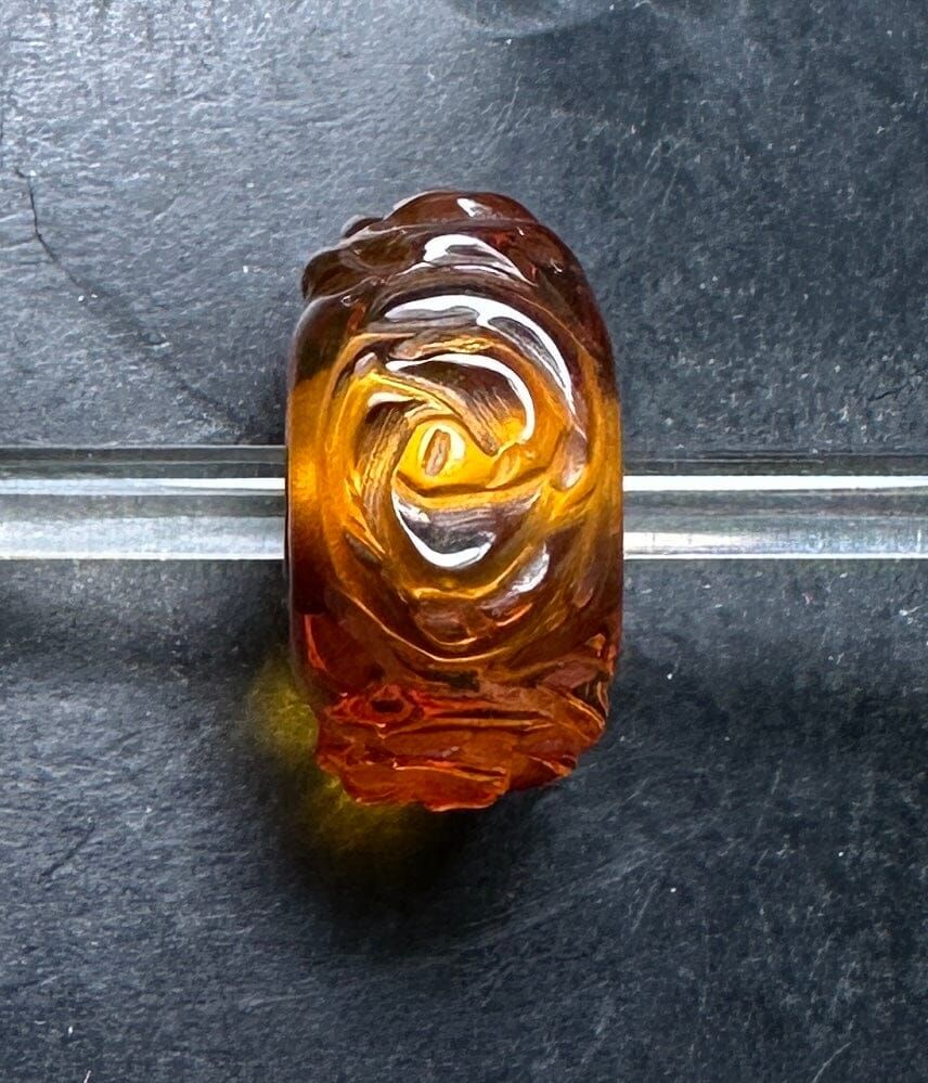 Trollbeads Carved Rose Ambers