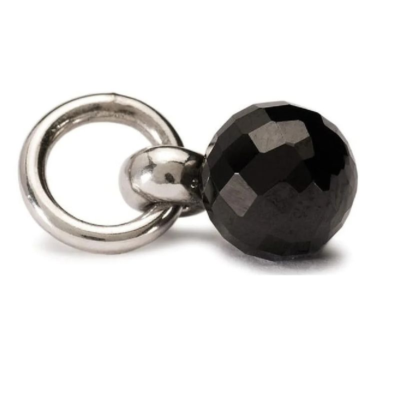 Trollbeads Black Spinel Tassel
