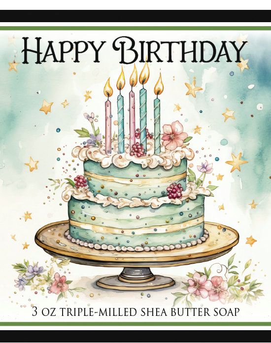 Vintage Soap Birthday Cake