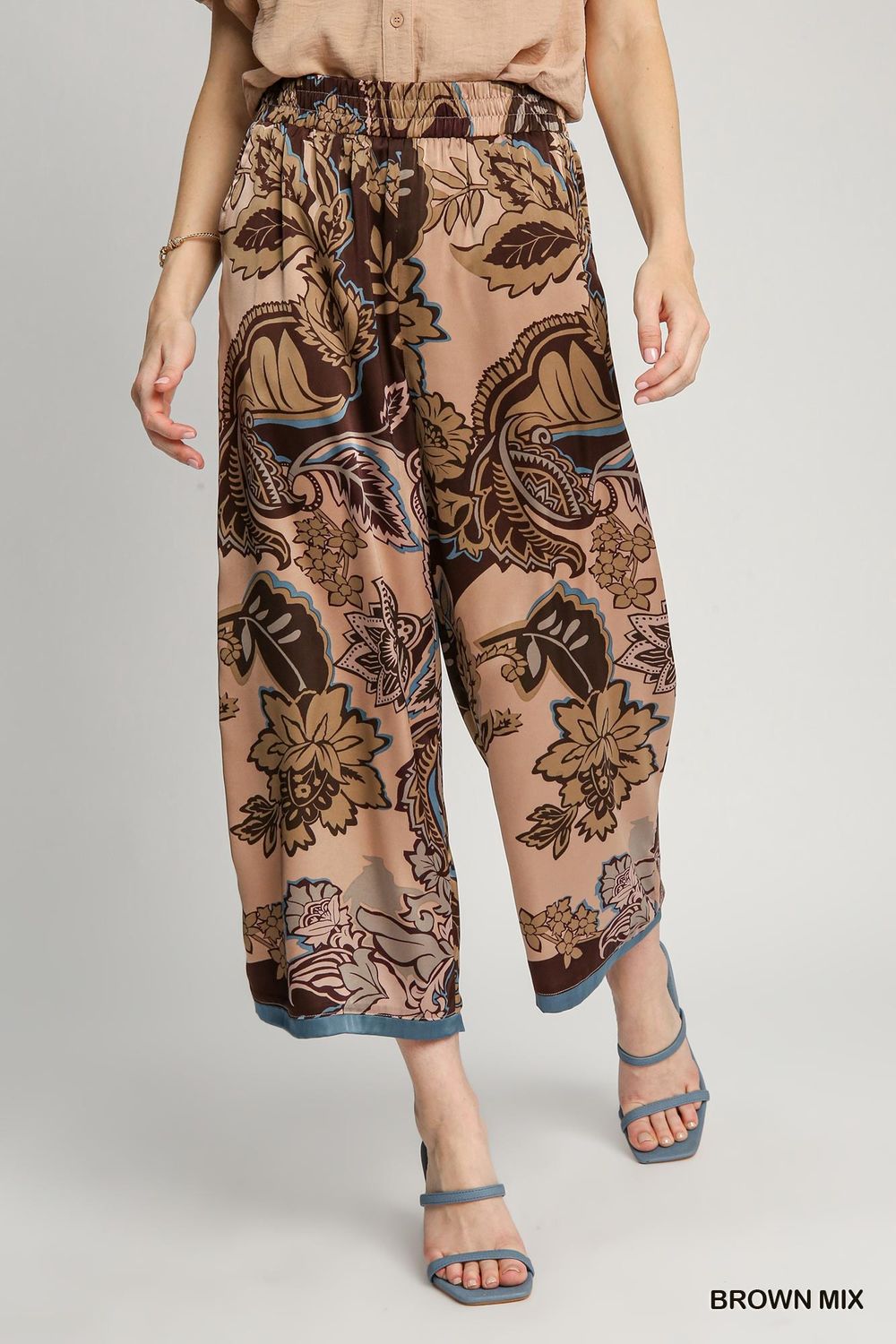 Paisley Print Pants
