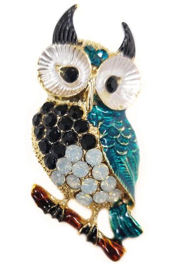 Owl Statement Pin
