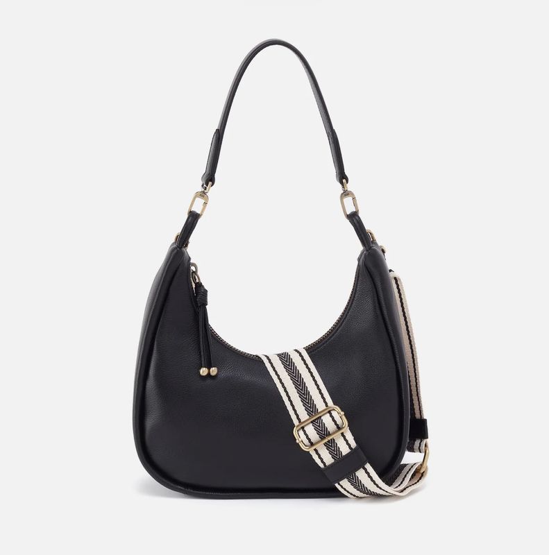 Cass Small Shoulder Bag Black