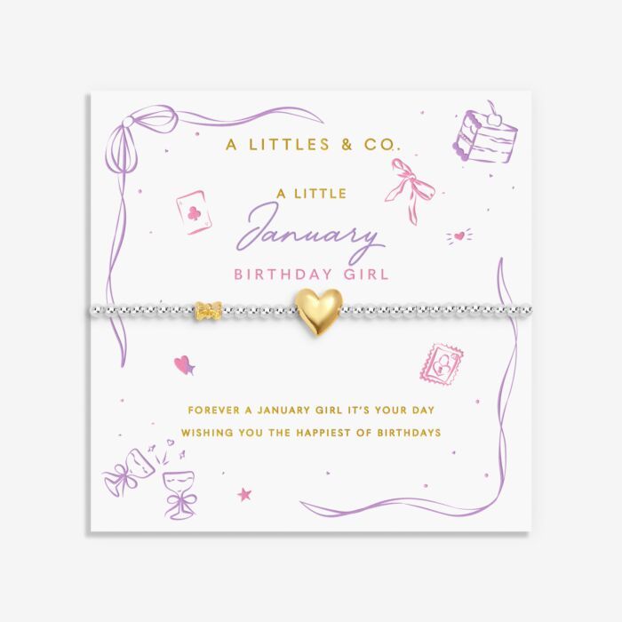A Littles January Birthday Girl Bracelet