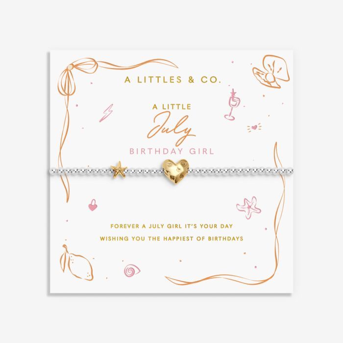 A Littles July Birthday Girl Bracelet