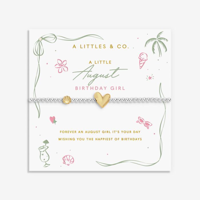 A Littles August Birthday Girl Bracelet