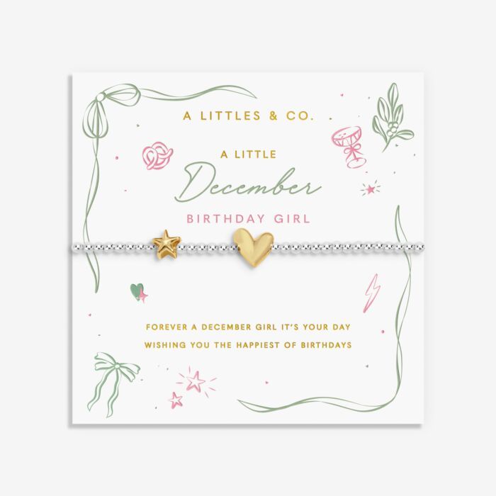 A Littles December  Birthday Girl Bracelet