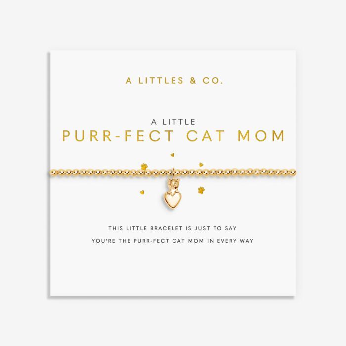 A Little Purr-Fect Cat Mom Bracelet