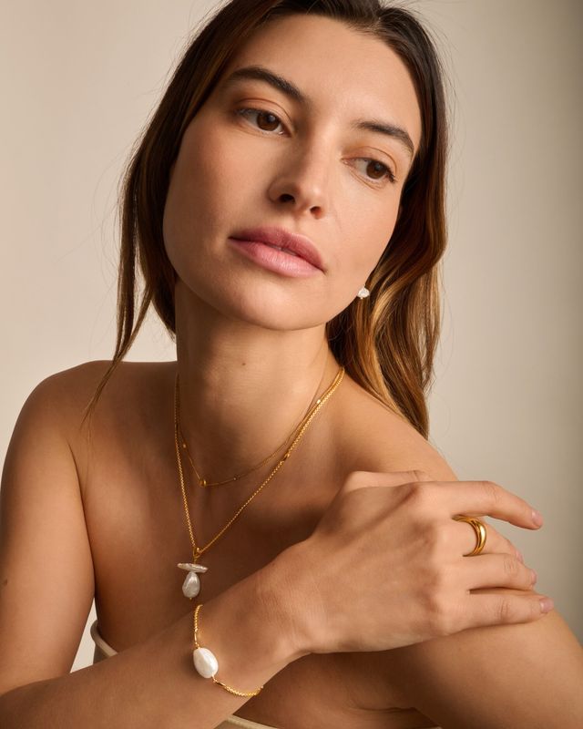 Sol Pearl Bracelet Gold