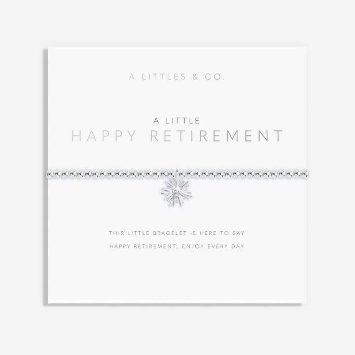 A Little Happy Retirement Bracelet Silver