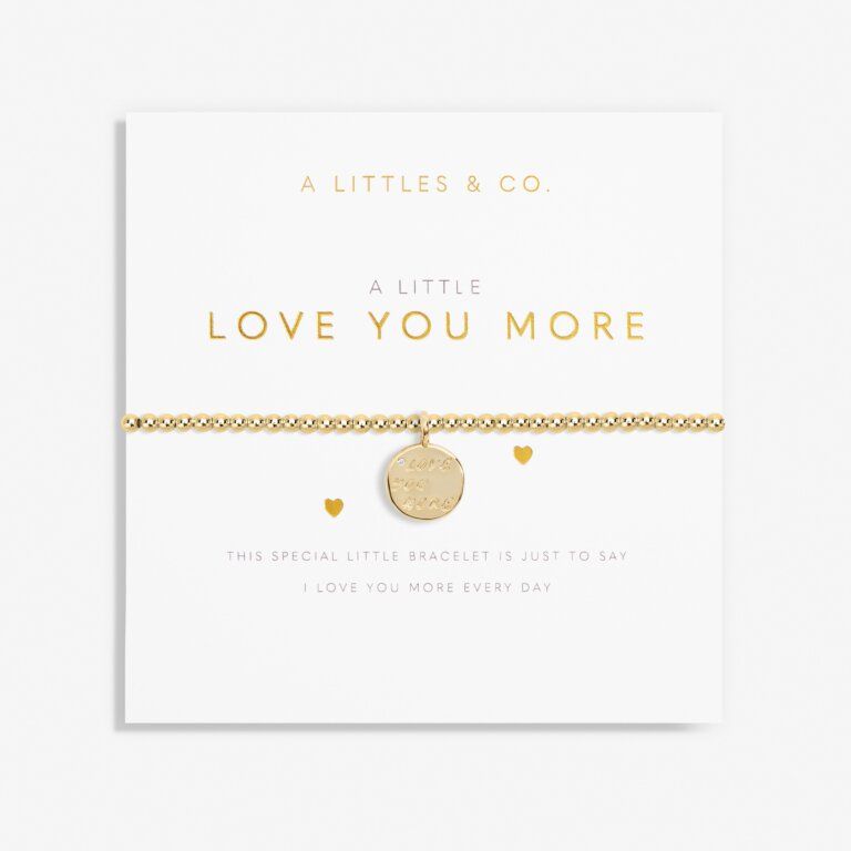 A Little Love You More Bracelet Gold
