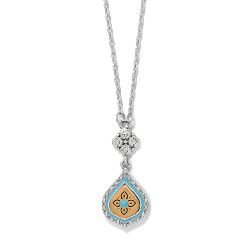 Mosaic Cerrillos Petite Teardrop Necklace
