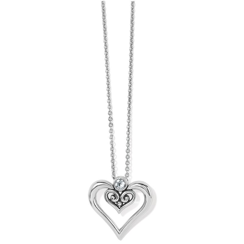 Alcazar Duet Heart Necklace