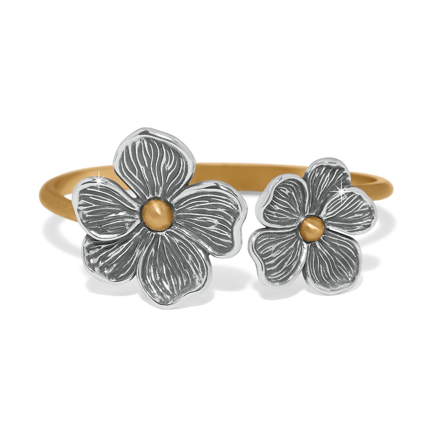 Everbloom Windflower Open Hinged Bangle