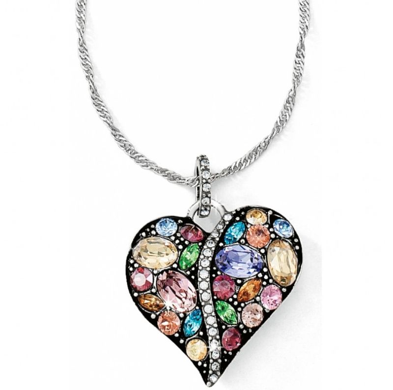 Trust Your Journey Heart Necklace