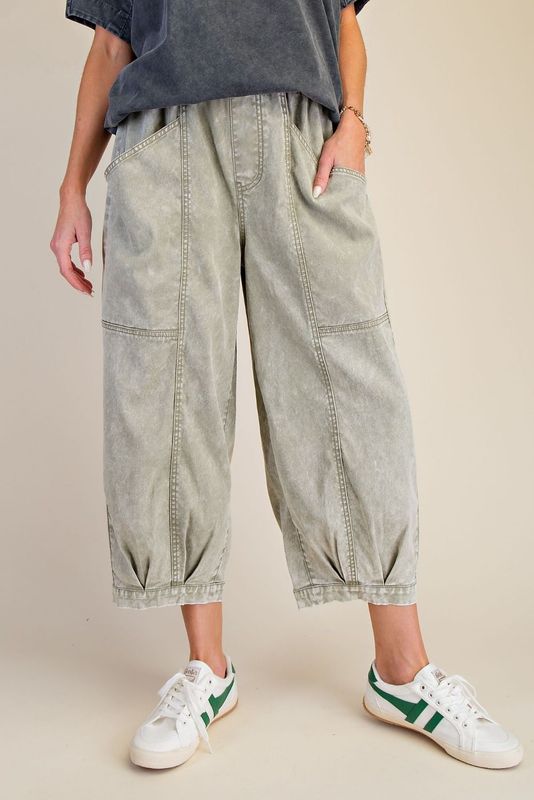 Relaxed Patch Pocket Pants