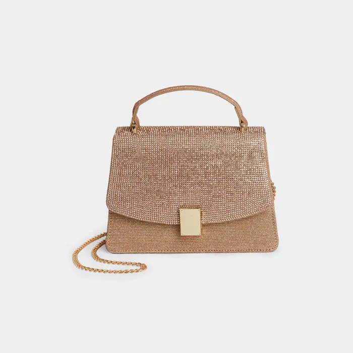 Zora Glimmer Tote - Light Gold