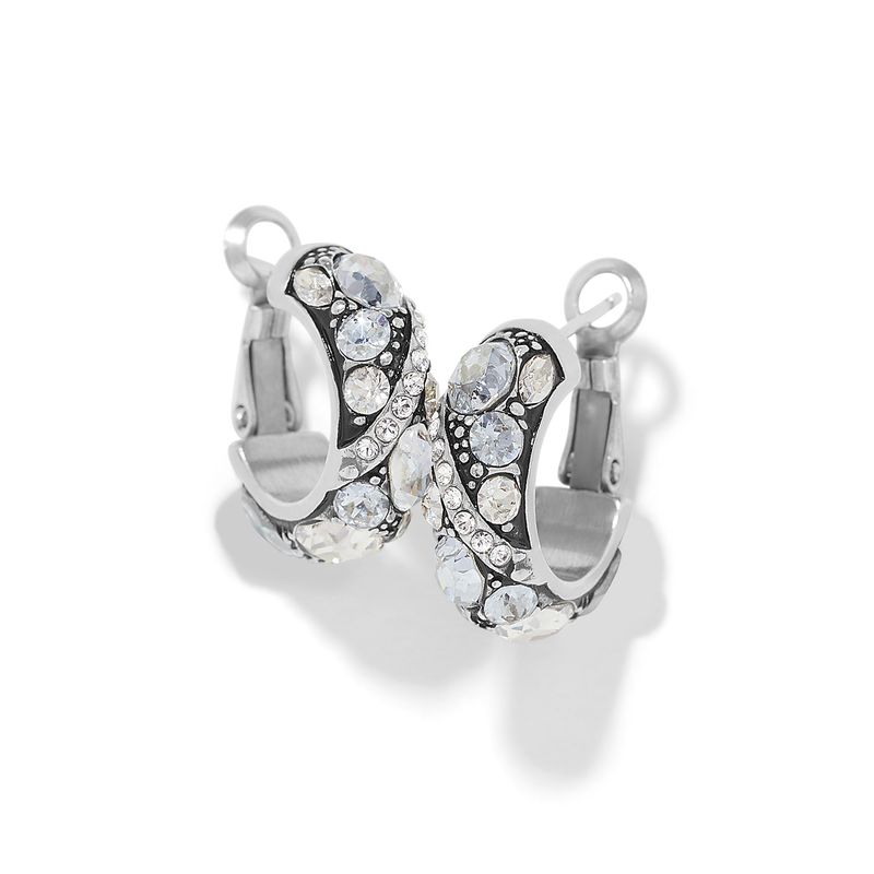 Trust Your Journey Hoop Earrings Sky