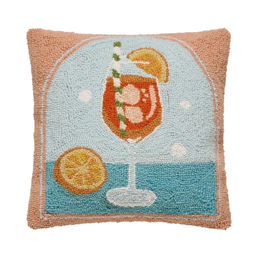 Spritz Hook Pillow 16x16"