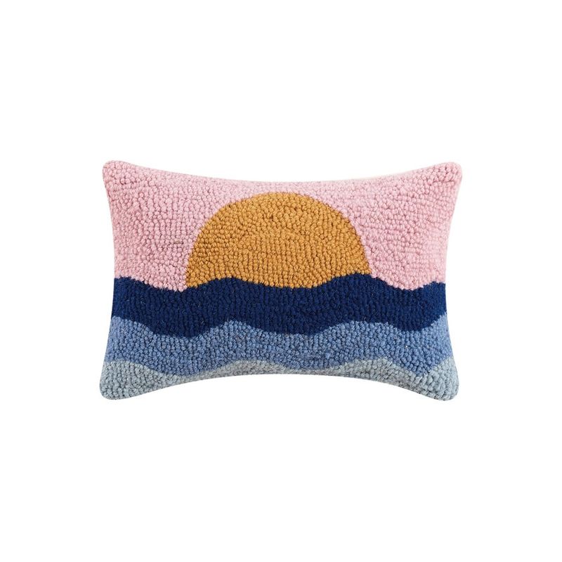 Sunset Hook Pillow 8x12"