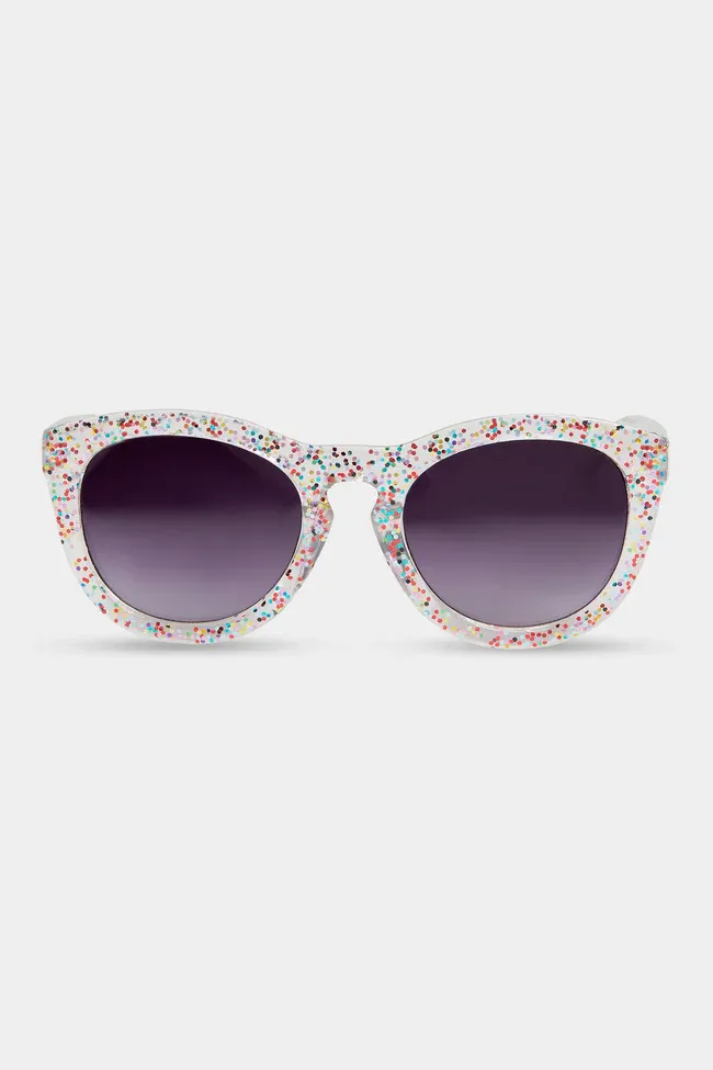 Misha Linette Glitter Sunglasses