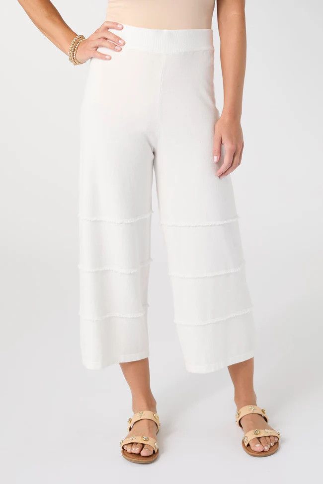 Lightweight Heavenly-Luxe Crop Pant, Color: XS, Size: Bright White