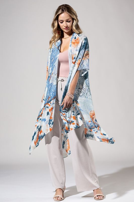 Indigo Morning Kimono