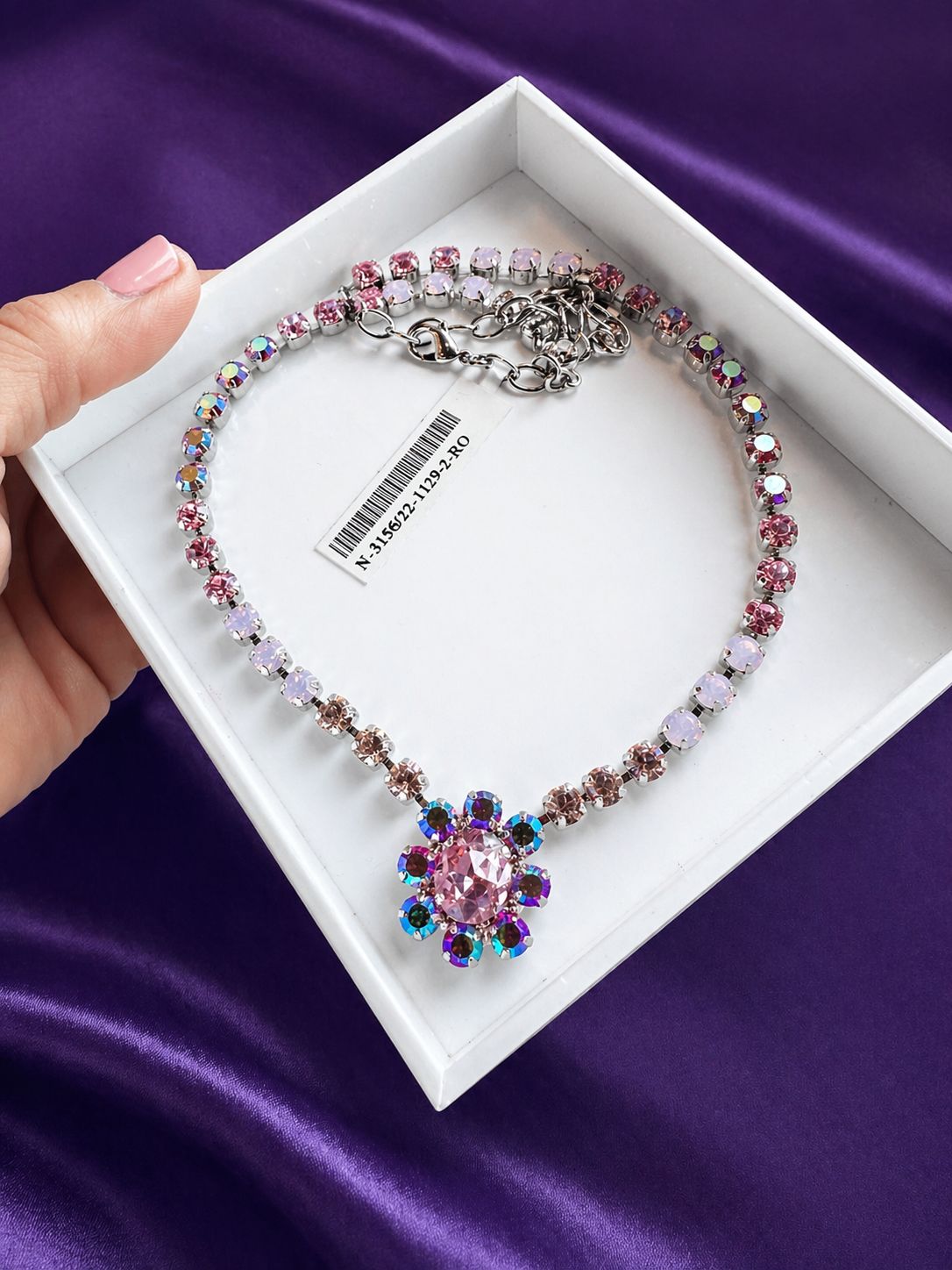 Mariana “Flamingo” Fancy Flower Necklace RO