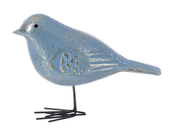 Bird With Wirework Feet - 3 colors, Color: Blue