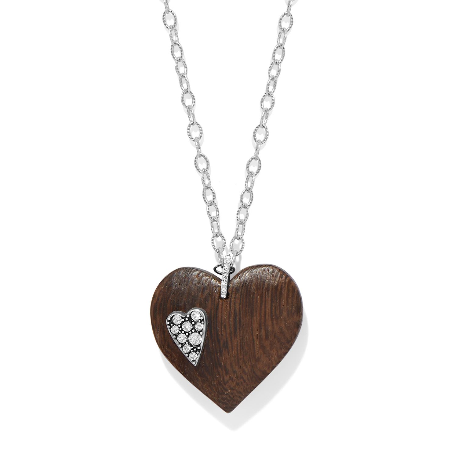 Love Message B Love Wood Necklace