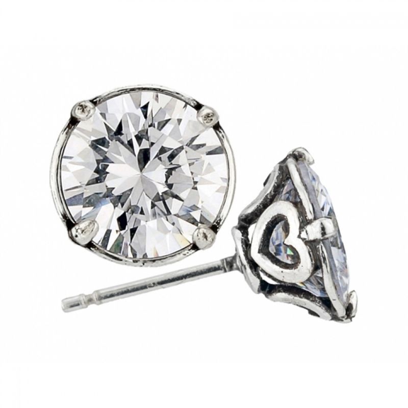 Brilliance CZ 8mm Earrings