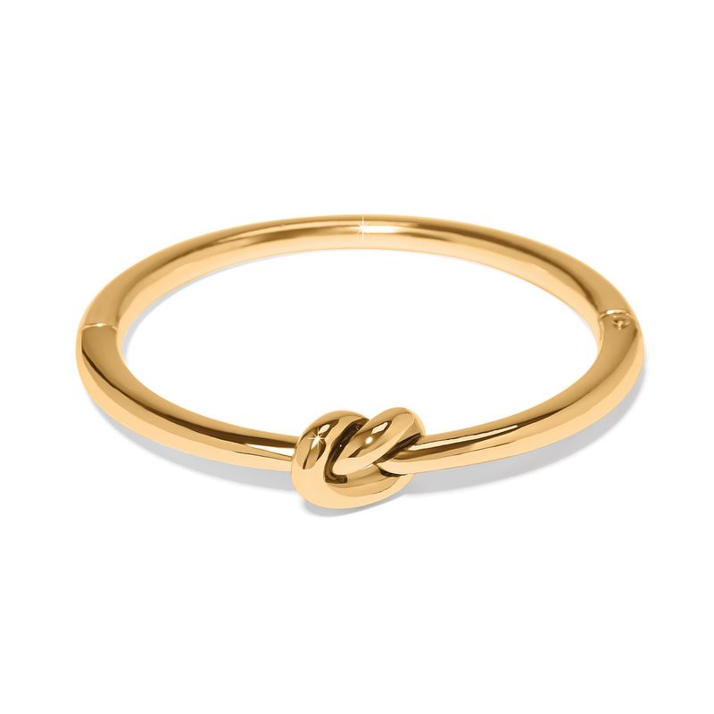 Interlok Single Knot Gold Bangle