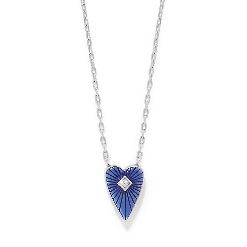 Love Messages B You Blue Necklace