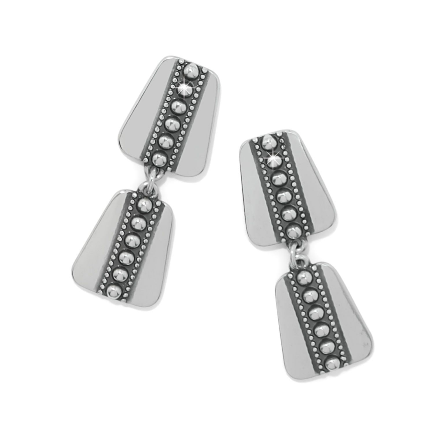 Pretty Tough Geo Post Drop Earrings