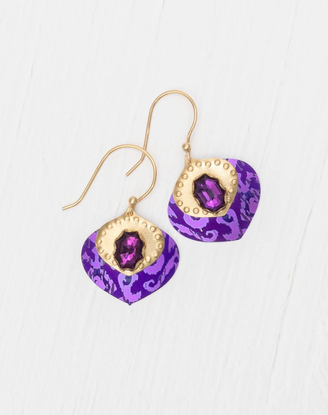 Arabella Earrings Royal Purple