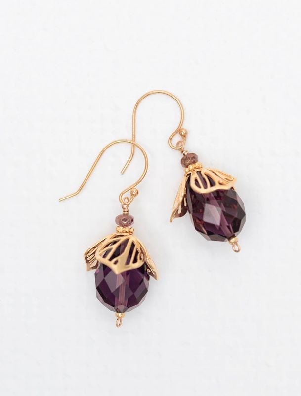 Emelia Earrings Plum