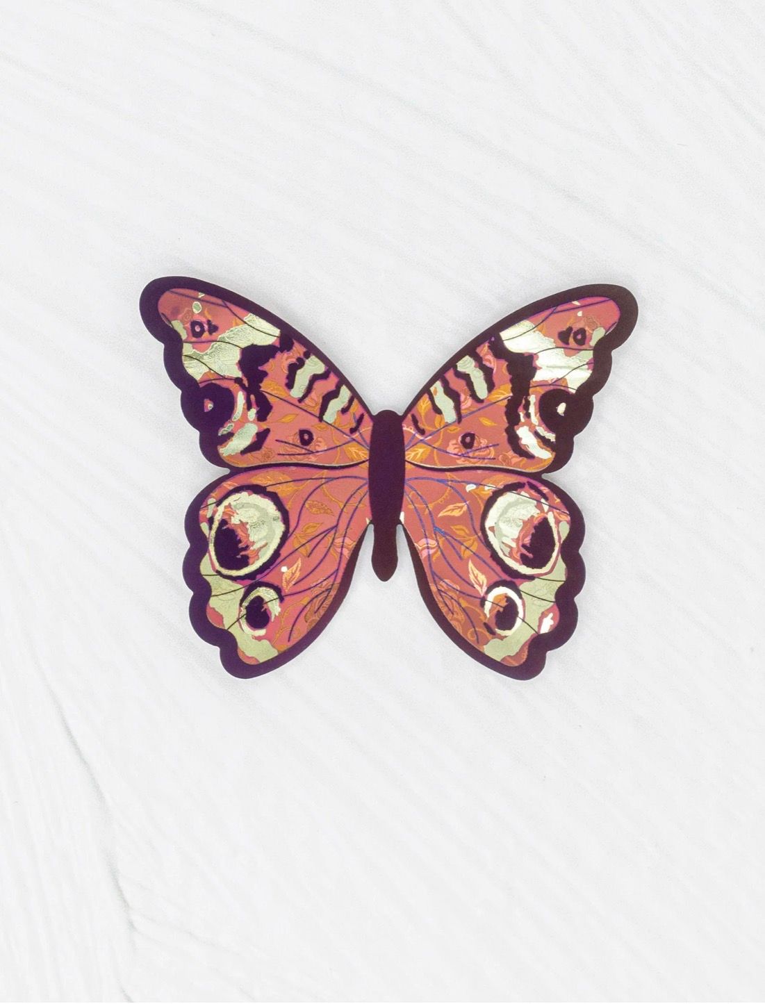 Mariposa Butterfly Brooch Living Coral