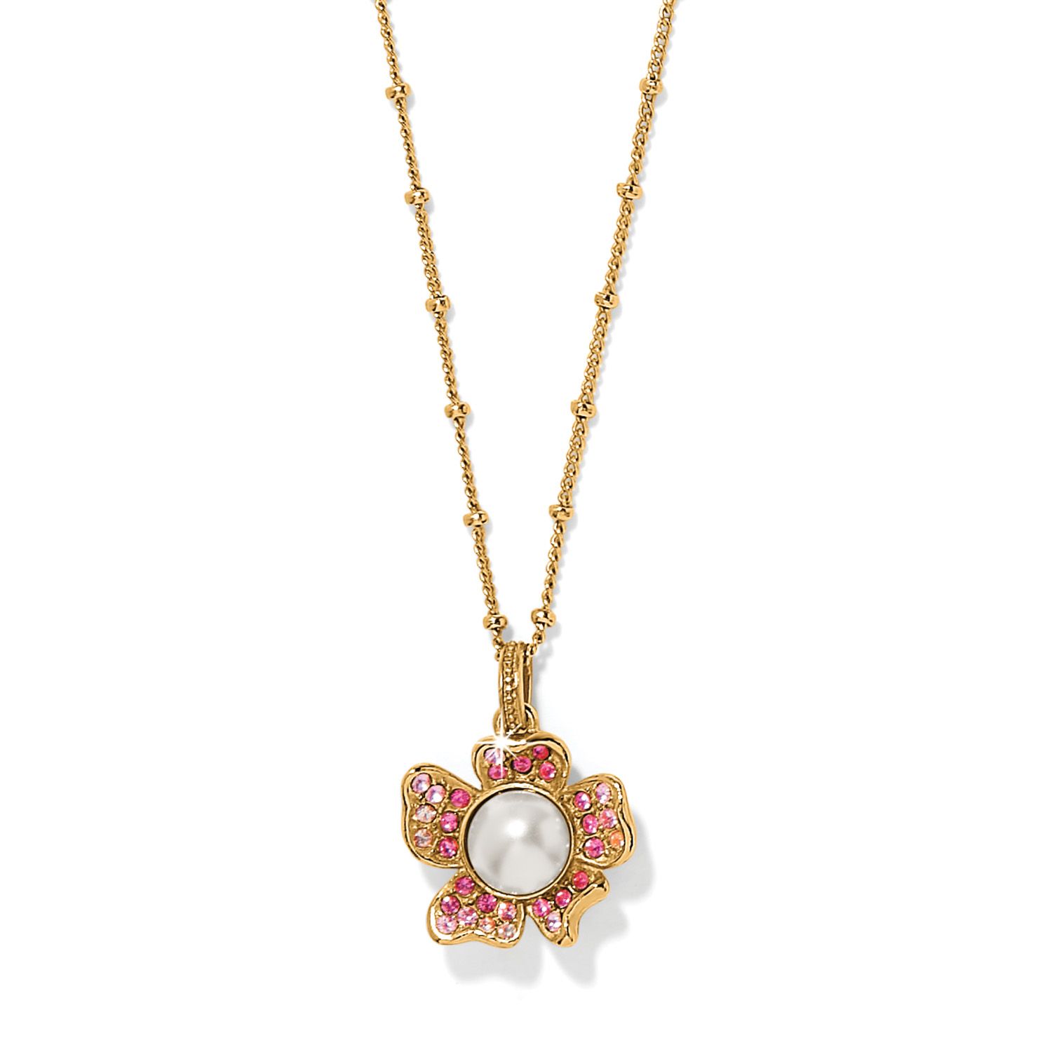 Everbloom Pearl Pink Short Necklace