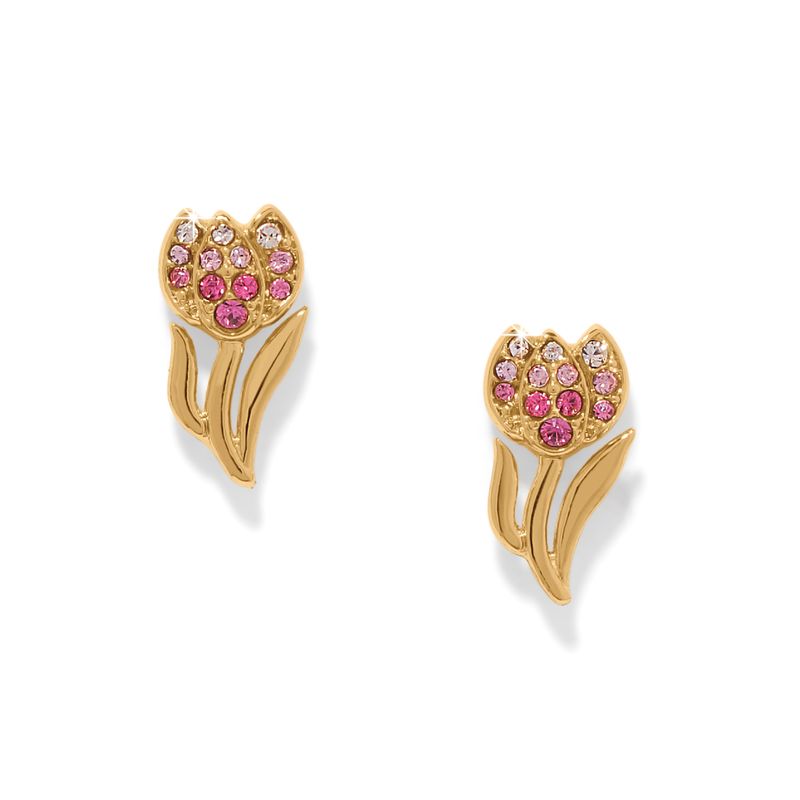 Enchanted Gem Tulip Post Earrings
