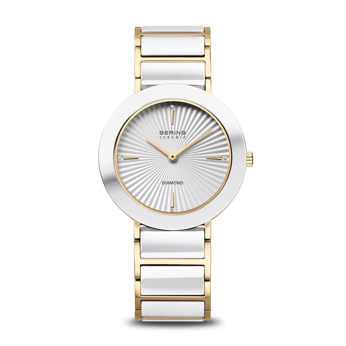 Bering Watch Ceramic Polished Gold