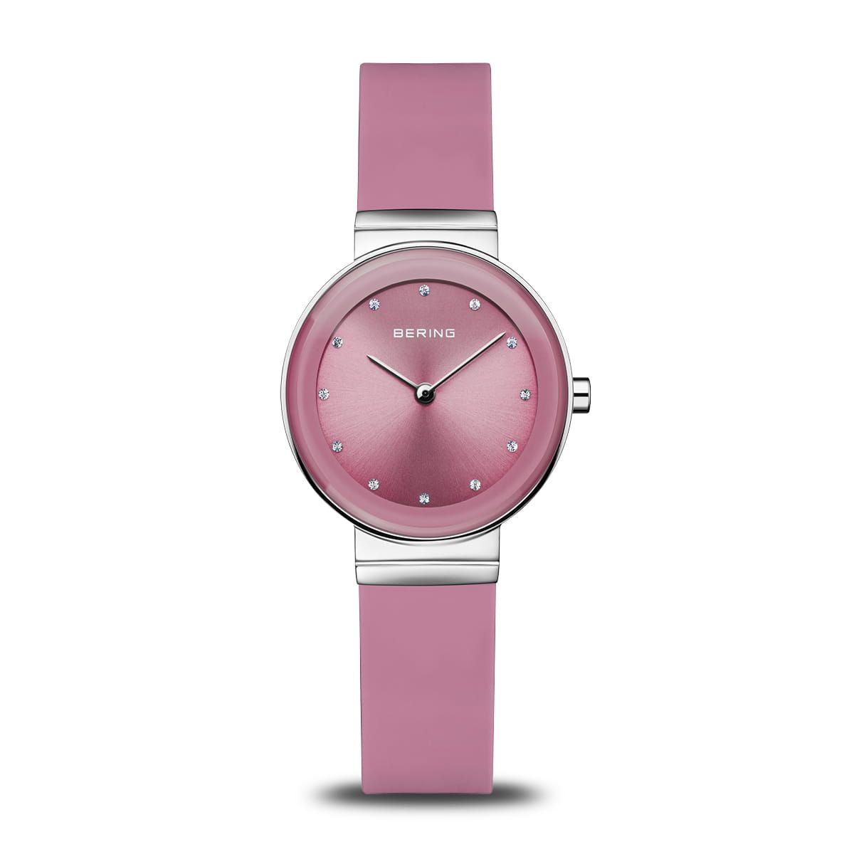 Bering Watch Classic Polished Silver - Pink