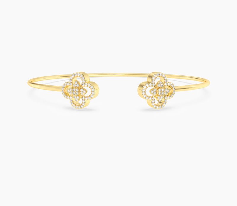 Waterproof Wildflower Flexi Cuff bracelet