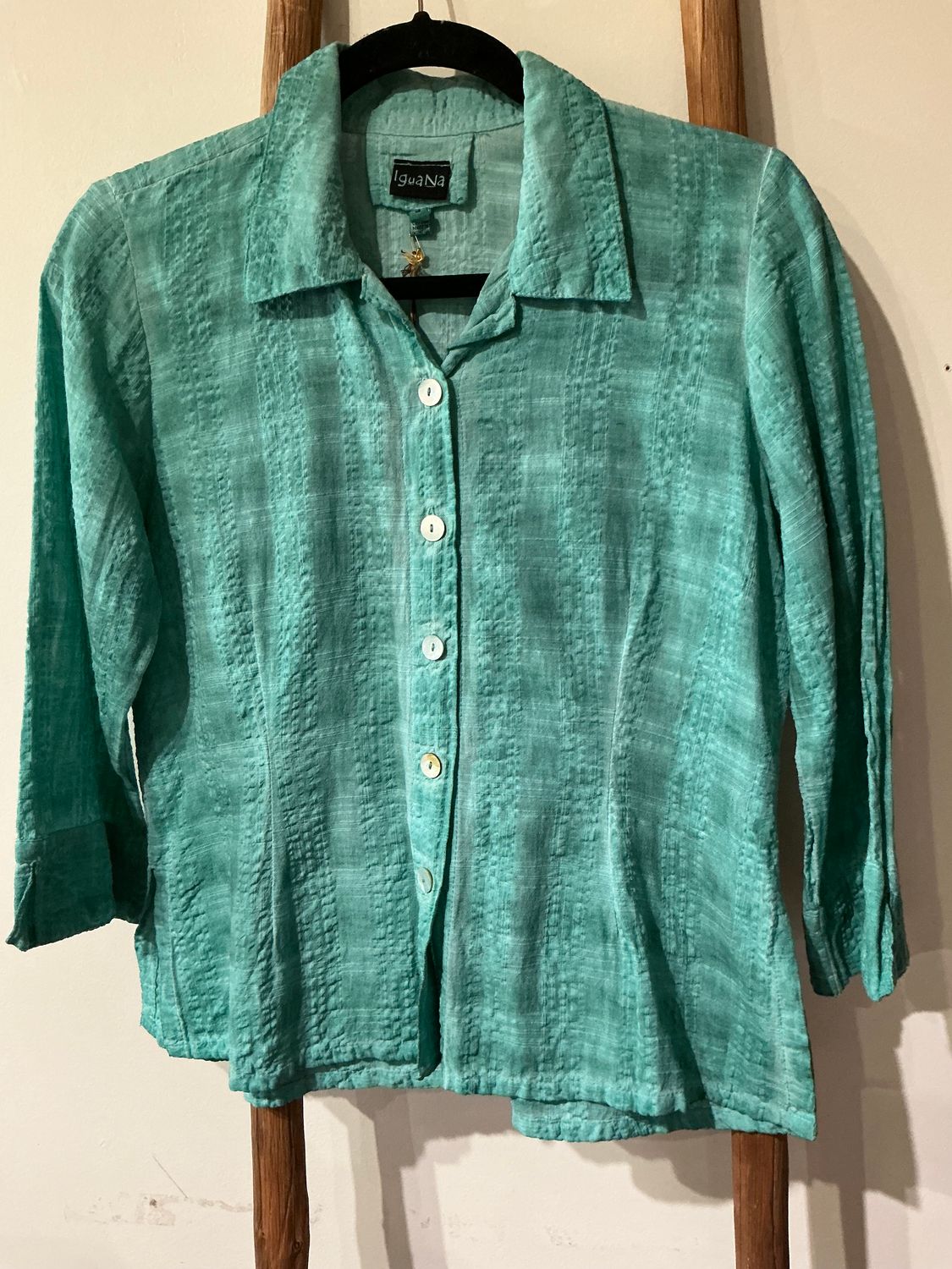 Ketut Blouse Cotton Teal