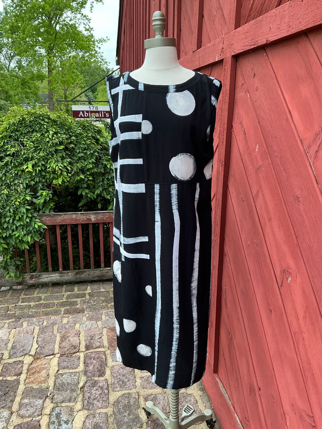 Party Dress Black &amp; Whte