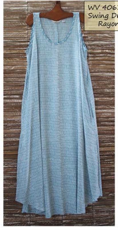 Swing Dress Aqua