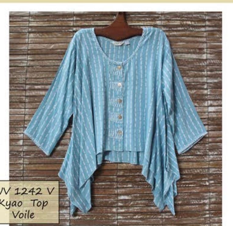 Kyao Top Viole Aqua