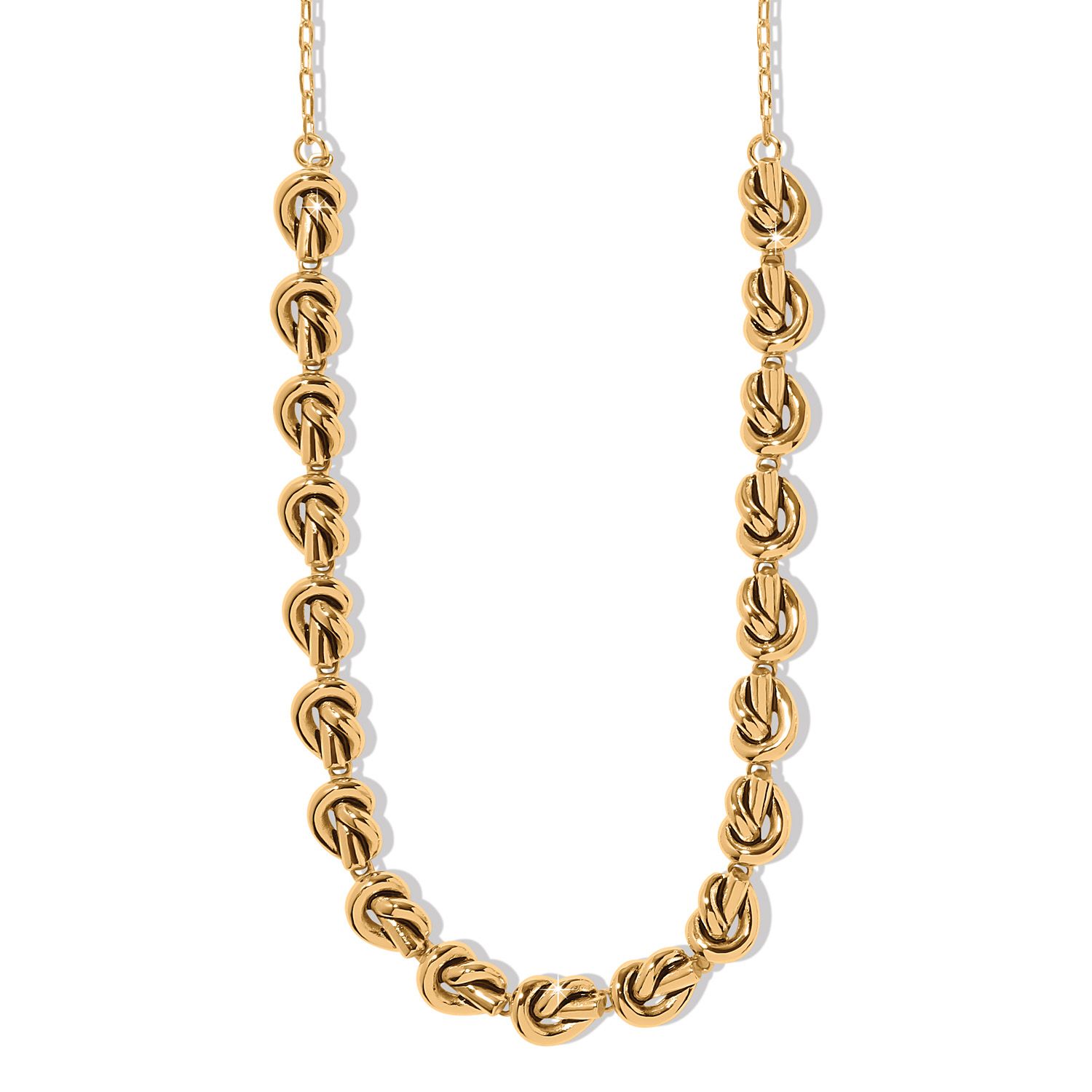 Interlock Single KNT GLD Collar